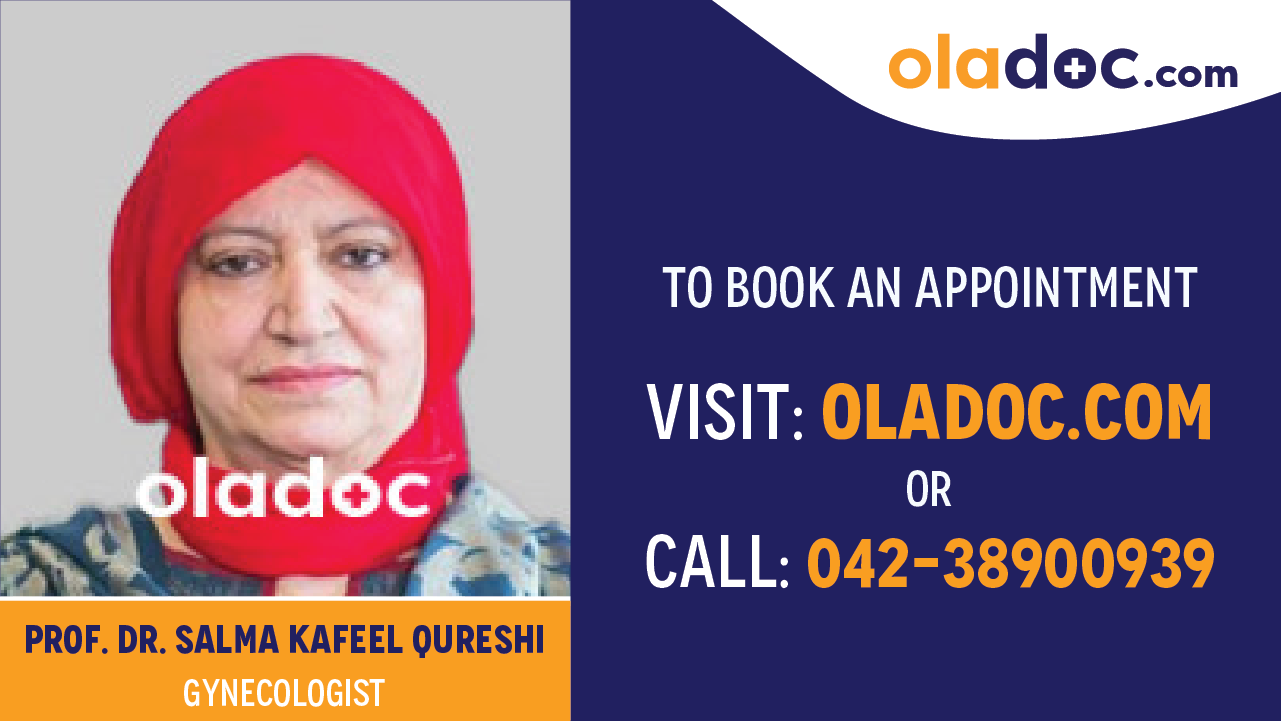 Book appointment with Dr.Salma Kafeel Qureshi-best Gynecologist in Islamabad
